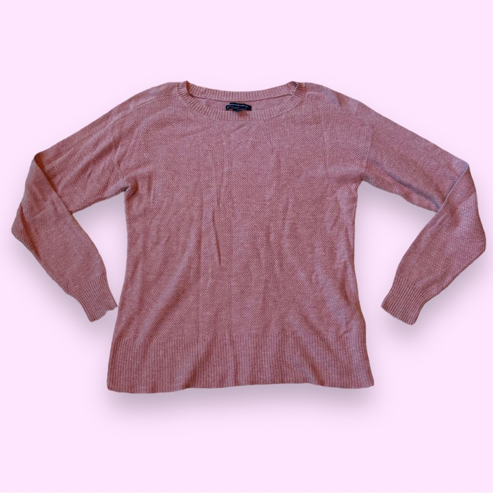 American Eagle Pink Knit Sweater - Size XS